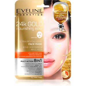 Eveline Cosmetics 24k Gold Nourishing Elixir lifting mask 1 pc