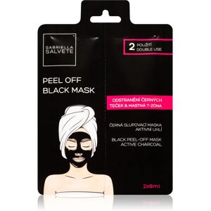 Gabriella Salvete Face Mask Black Peel Off black peel-off mask for the face 2x8 ml