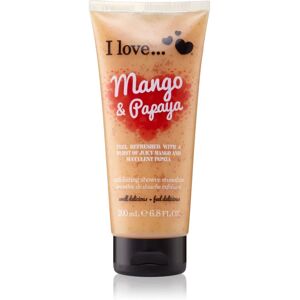 I love... Mango & Papaya shower scrub 200 ml