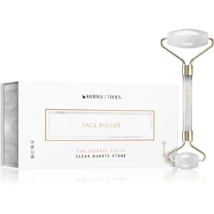 KORIKA Tools Face Roller Clear Quartz Stone massage roller for face and neck