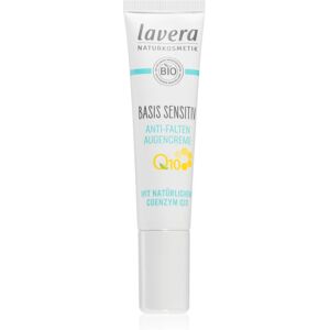 Lavera Basis Sensitiv Q10 eye cream for eye bags and wrinkles with coenzyme Q10 15 ml