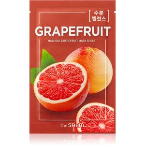 The Saem Natural Mask Sheet Grapefruit brightening and revitalising sheet mask 21 ml