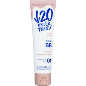 Under Twenty ANTI! ACNE mattifying BB cream SPF 10 shade 01 Light Beige 60 ml