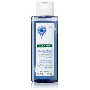 Klorane Cornflower waterproof eye makeup remover for sensitive skin 100 ml