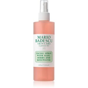 Mario Badescu Facial Spray with Aloe, Herbs and Rosewater toning facial mist for radiance and hydration 236 ml