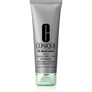 Clinique All About Clean 2-in-1 Charcoal Mask + Scrub cleansing face mask 100 ml