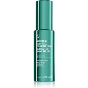 Allies of Skin Mandelic & Peptides Advanced Pigmentation Corrector Night Serum night serum for an even skin tone 30 ml Allies of Skin Mandelic & Peptides Advanced Pigmentation Corrector Night Serum night serum for an even skin tone 30 ml