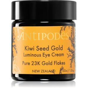Antipodes Kiwi Seed Gold Luminous Eye Cream brightening eye cream with gold 30 ml Antipodes Kiwi Seed Gold Luminous Eye Cream brightening eye cream with gold 30 ml