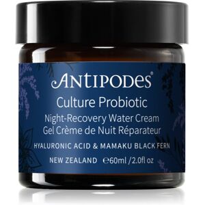 Antipodes Culture Probiotic Night Recovery Water Cream intense revitalising night cream with probiotics 60 ml Antipodes Culture Probiotic Night Recovery Water Cream intense revitalising night cream with probiotics 60 ml