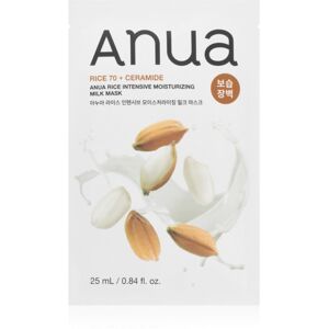 Anua Rice Intensive Moisturizing Milk Mask nourishing sheet mask for radiance and hydration 25 ml Anua Rice Intensive Moisturizing Milk Mask nourishing sheet mask for radiance and hydration 25 ml