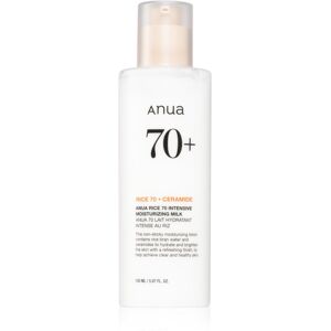 Anua Rice 70 Intensive Moisturizing Milk illuminating and moisturising milky lotion for the face 150 ml Anua Rice 70 Intensive Moisturizing Milk illuminating and moisturising milky lotion for the face 150 ml