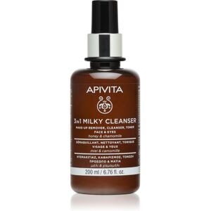 Apivita Cleansing Milk Face & Eyes 3-in-1 cleansing lotion for face and eyes 200 ml Apivita Cleansing Milk Face & Eyes 3-in-1 cleansing lotion for face and eyes 200 ml