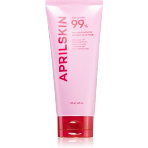 APRILSKIN TXA Niacinamide 99 Deep Cleanser makeup removing foam cleanser to treat blackheads 120 g APRILSKIN TXA Niacinamide 99 Deep Cleanser makeup removing foam cleanser to treat blackheads 120 g