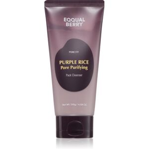 EQQUALBERRY Purple Rice Pore Purifying Pack Cleanser deep-cleansing mousse with an exfoliating effect 130 g EQQUALBERRY Purple Rice Pore Purifying Pack Cleanser deep-cleansing mousse with an exfoliating effect 130 g