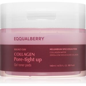 EQQUALBERRY Collagen Pore-Tight Up Gel Toner Pads toner pads to tighten pores 60 pc EQQUALBERRY Collagen Pore-Tight Up Gel Toner Pads toner pads to tighten pores 60 pc