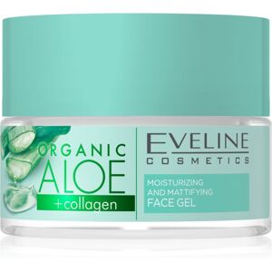 Eveline Cosmetics Organic Aloe+Collagen mattifying face gel 50 ml Eveline Cosmetics Organic Aloe+Collagen mattifying face gel 50 ml
