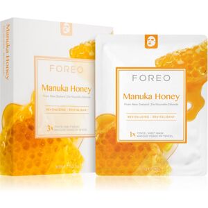 FOREO Farm to Face Sheet Mask Manuka Honey moisturising and revitalising sheet mask 3x20 ml FOREO Farm to Face Sheet Mask Manuka Honey moisturising and revitalising sheet mask 3x20 ml