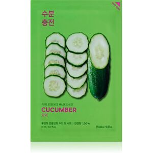 Holika Holika Pure Essence Cucumber soothing sheet mask for sensitive, redness-prone skin 23 ml Holika Holika Pure Essence Cucumber soothing sheet mask for sensitive, redness-prone skin 23 ml
