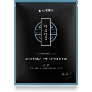 KORIKA Korean Heritage Silk & 8 Types of Hyaluronic Acid Hydrating Eye Patch Mask hydrating mask for the eye area 2 pc KORIKA Korean Heritage Silk & 8 Types of Hyaluronic Acid Hydrating Eye Patch Mask hydrating mask for the eye area 2 pc