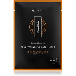 KORIKA Korean Heritage Brightening Eye Patch Mask Jeju Mandarine & Vitamin C radiance mask for the eye area 2 pc KORIKA Korean Heritage Brightening Eye Patch Mask Jeju Mandarine & Vitamin C radiance mask for the eye area 2 pc