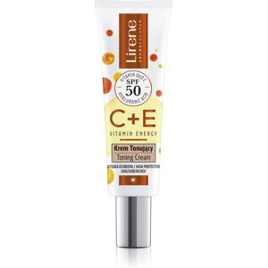 Lirene Vitamin Energy C+E Tinted Face Cream SPF 50 - Face Cream Lirene Vitamin Energy C+E Tinted Face Cream SPF 50 - Face Cream