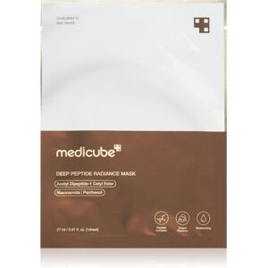 medicube Deep Peptide Radiance Mask moisturising face sheet mask for increased skin elasticity 27 ml medicube Deep Peptide Radiance Mask moisturising face sheet mask for increased skin elasticity 27 ml