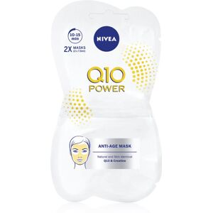 NIVEA Q10 smoothing mask with anti-wrinkle effect 2x7.5 ml NIVEA Q10 smoothing mask with anti-wrinkle effect 2x7.5 ml