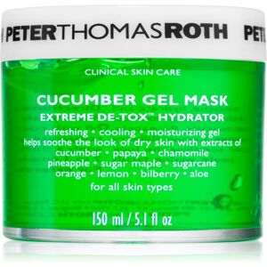Peter Thomas Roth Cucumber De-Tox Gel Mask hydrating gel mask for the face and eye area 150 ml Peter Thomas Roth Cucumber De-Tox Gel Mask hydrating gel mask for the face and eye area 150 ml