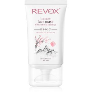 Revox B77 Japanese Routine 3 Minute Face Mask Ultra Moisturizing intense hydrating mask for the face 30 ml Revox B77 Japanese Routine 3 Minute Face Mask Ultra Moisturizing intense hydrating mask for the face 30 ml
