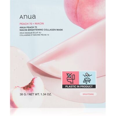 Anua Peach 70% Niacin Brightening Collagen Mask brightening face mask with collagen 1 pc Anua Peach 70% Niacin Brightening Collagen Mask brightening face mask with collagen 1 pc
