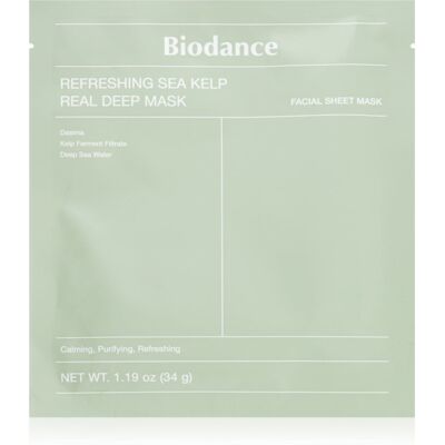 Biodance Refreshing Sea Kelp Real Deep Mask intensive hydrogel mask with seaweed extracts 1 pc Biodance Refreshing Sea Kelp Real Deep Mask intensive hydrogel mask with seaweed extracts 1 pc