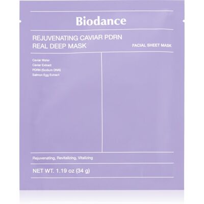 Biodance Rejuvenating Caviar PDRN Real Deep Mask revitalising mask to restore the skin barrier 34 g Biodance Rejuvenating Caviar PDRN Real Deep Mask revitalising mask to restore the skin barrier 34 g