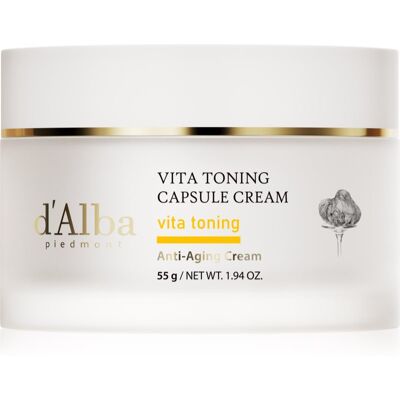 d'Alba Vita Toning Capsule Cream deep moisturising cream with a brightening effect 55 g d'Alba Vita Toning Capsule Cream deep moisturising cream with a brightening effect 55 g