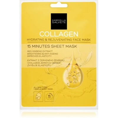 Gabriella Salvete Face Mask Collagen sheet mask to brighten and smooth the skin 1 pc Gabriella Salvete Face Mask Collagen sheet mask to brighten and smooth the skin 1 pc