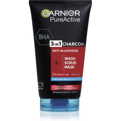 Garnier 150ml Face Mask - Charcoal Anti-Blackhead Garnier 150ml Face Mask - Charcoal Anti-Blackhead