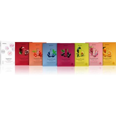 KORIKA SuperFruits face mask set 7x25 g KORIKA SuperFruits face mask set 7x25 g