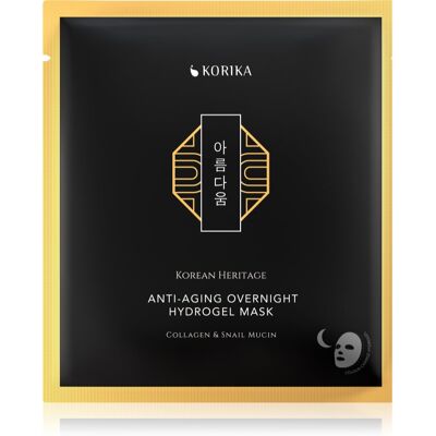 KORIKA Korean Heritage Collagen & Snail Mucin hydrogel mask with anti-ageing effect 34 g KORIKA Korean Heritage Collagen & Snail Mucin hydrogel mask with anti-ageing effect 34 g