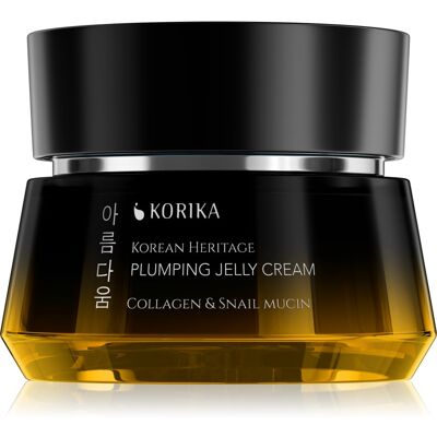 KORIKA Korean Heritage Collagen & Snail Mucin Plumping Jelly Cream anti-ageing cream with collagen 50 ml KORIKA Korean Heritage Collagen & Snail Mucin Plumping Jelly Cream anti-ageing cream with collagen 50 ml