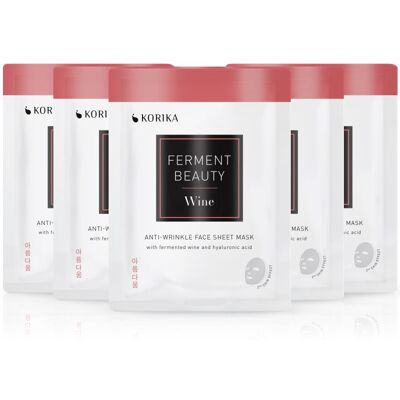 KORIKA FermentBeauty Anti-wrinkle Face Masks Set - Skin Care KORIKA FermentBeauty Anti-wrinkle Face Masks Set - Skin Care