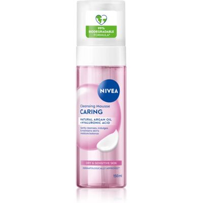 NIVEA Caring foaming face wash for dry and sensitive skin 150 ml NIVEA Caring foaming face wash for dry and sensitive skin 150 ml