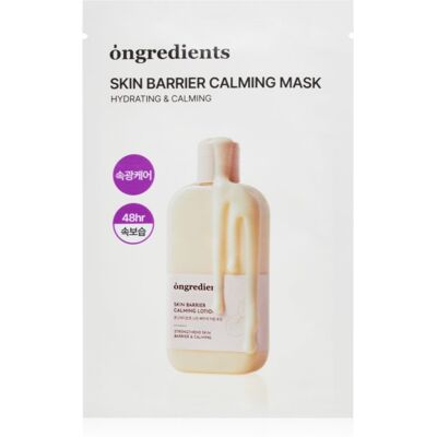 Ongredients Skin Barrier Calming Mask soothing sheet mask to strengthen the skin barrier 1 pc Ongredients Skin Barrier Calming Mask soothing sheet mask to strengthen the skin barrier 1 pc