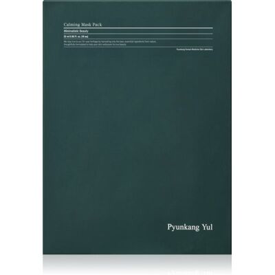 Pyunkang Yul Calming Mask Pack soothing sheet mask for intensive hydration 10x25 ml Pyunkang Yul Calming Mask Pack soothing sheet mask for intensive hydration 10x25 ml