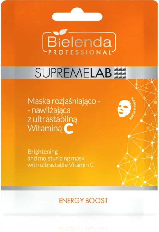 Bielenda Professional Supremelab Energy Boost brightening sheet mask with vitamin C 1 pc
