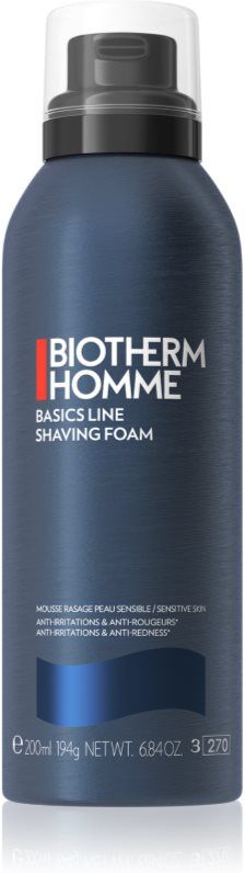 Biotherm Homme Basics Line Shaving Foam shaving foam for sensitive skin 200 ml