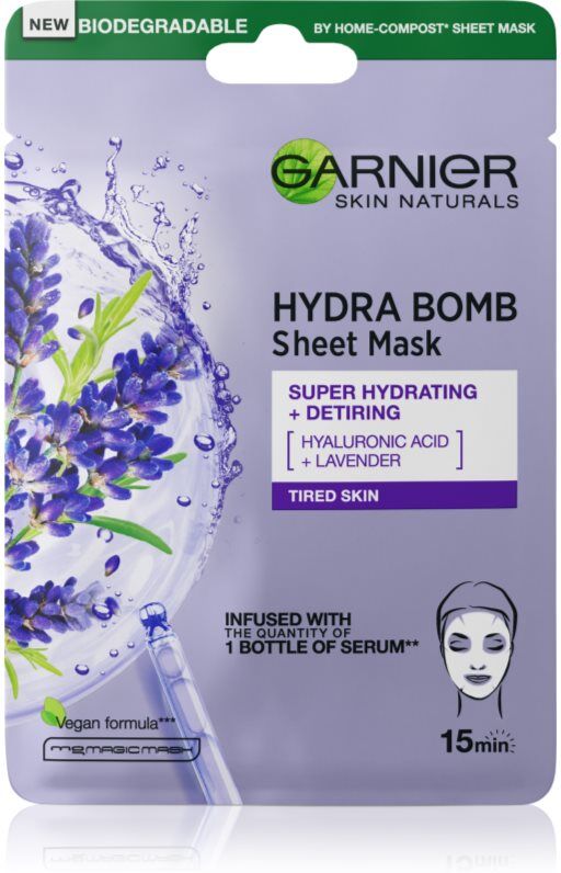 Garnier Hydra Bomb extra hydrating and nourishing sheet mask 28 g