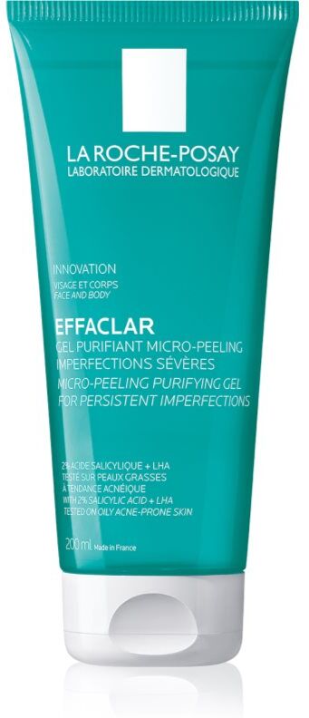 La Roche-Posay Effaclar cleansing gel scrub for oily and problem skin 200 ml