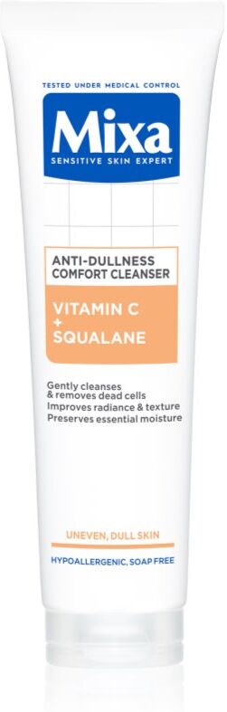 MIXA Anti-Dullness Comfort Cleanserm gel facial cleanser with vitamin C 150 ml