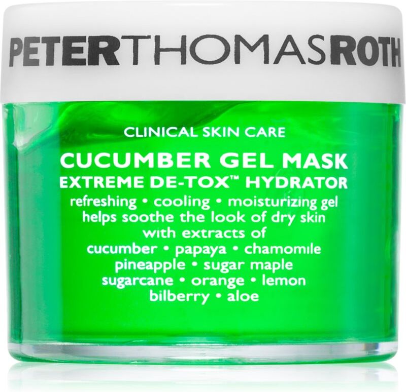 Peter Thomas Roth Cucumber De-Tox Gel Mask hydrating gel mask for the face and eye area 50 ml