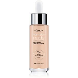 L’Oréal Paris True Match Nude Plumping Tinted Serum serum to even out skin tone shade 0.5-2 Very Light 30 ml