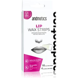 andmetics Wax Strips Lip wax strips for upper lip 16 pc